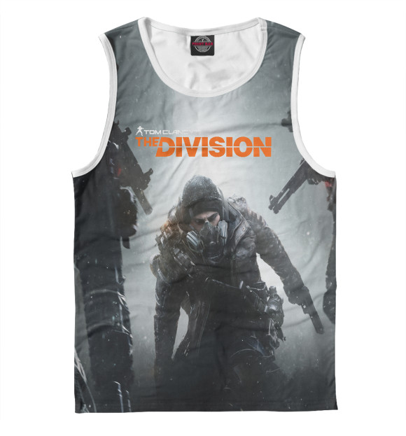 Майка для мальчика с притом Tom Clancy's The Division цвета Белый Майка для мальчика с изображением Tom Clancy's The Division цвета Белый