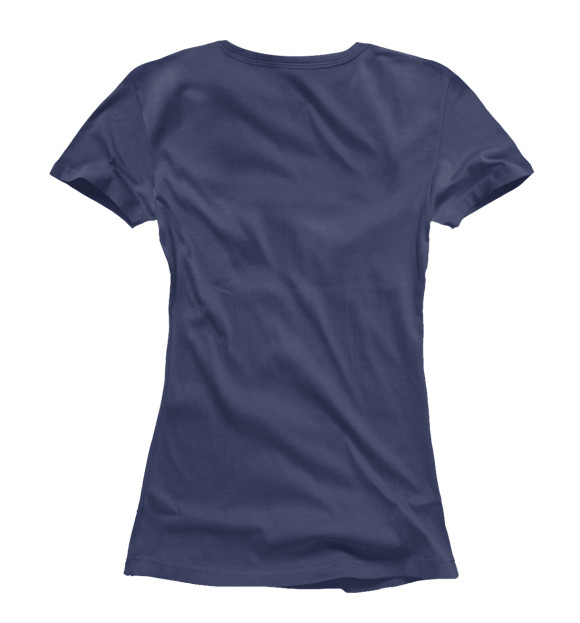 Женская футболка с изображением Авокадик цвета Белый
