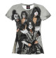 Футболка для девочек KISS