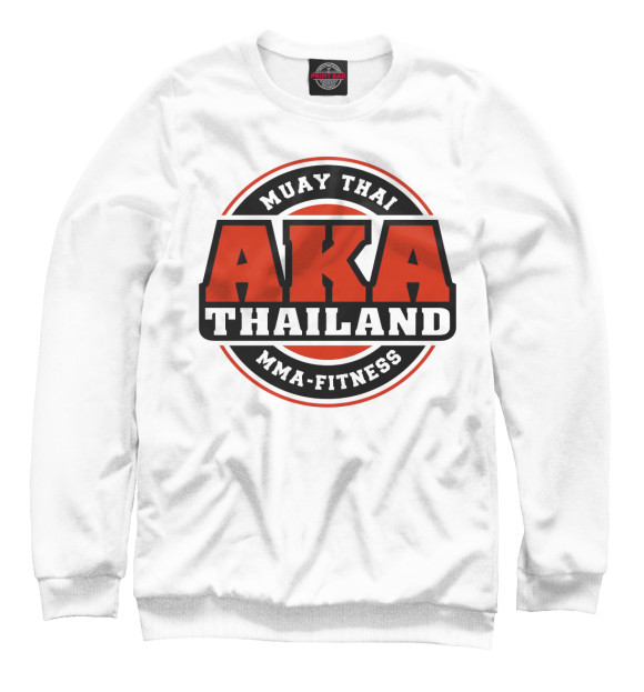 Свитшот для девочек с изображением AKA Thailand цвета Белый