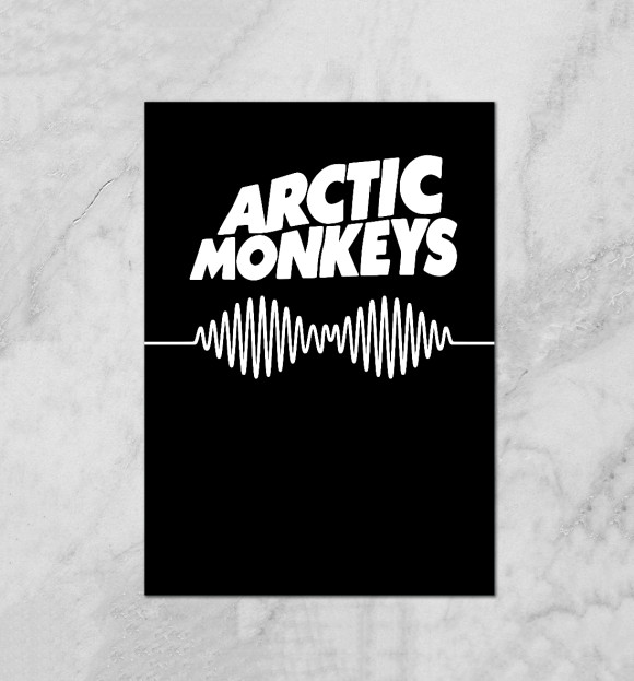 Плакат с изображением Arctic Monkeys цвета Белый