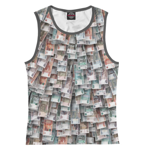 

Майки Print Bar, Белый, Российские деньги