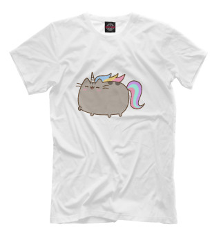 Мужская футболка Pusheen Happy Unicorn