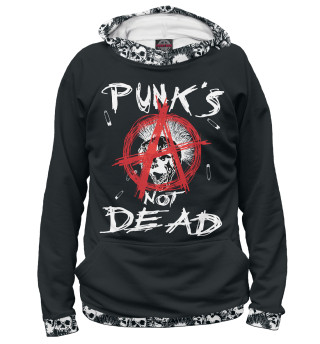 Худи для девочки Punk's Not Dead