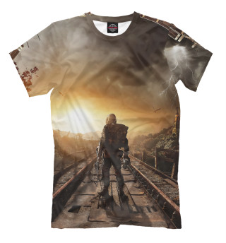 Мужская футболка Metro 2033 постапокалипсис
