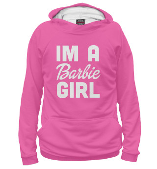 Худи для девочки IM A Barbie GIRL