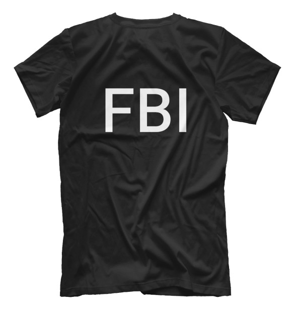 Футболка для мальчиков с изображением FBI цвета Белый