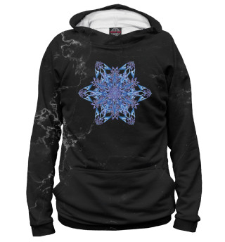 Женское худи Deep Blue Mandala