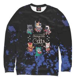 Женский свитшот Dungeons and cats
