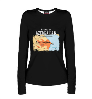 Лонгслив для девочки Азербайджан