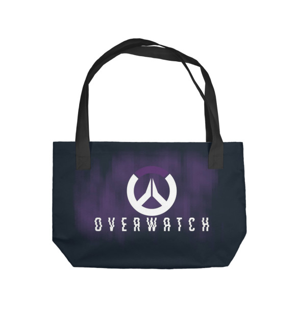 Пляжная сумка с изображением OverWatch Dogs цвета 