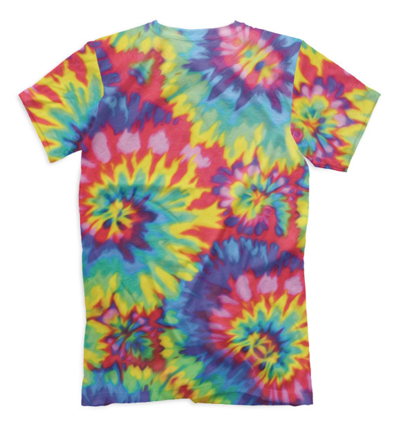 Футболка для мальчиков с изображением Tie-dye цвета Белый