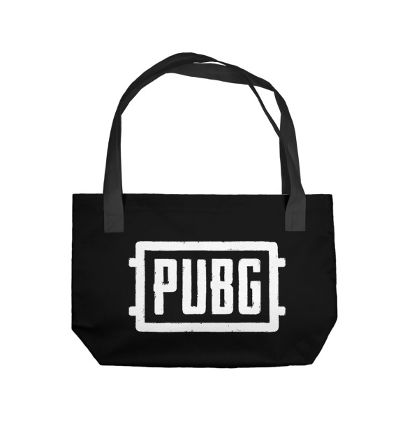 Пляжная сумка с изображением PUBG цвета 