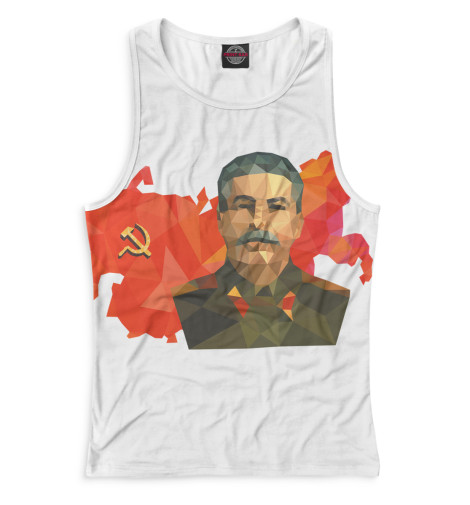 

Майки борцовки Print Bar, Белый, Сталин
