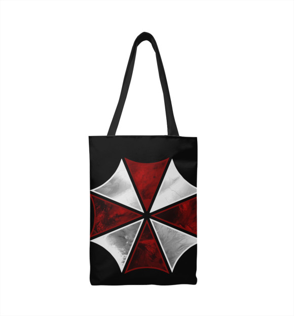 Сумка-шоппер с изображением Resident Evil Umbrella цвета 