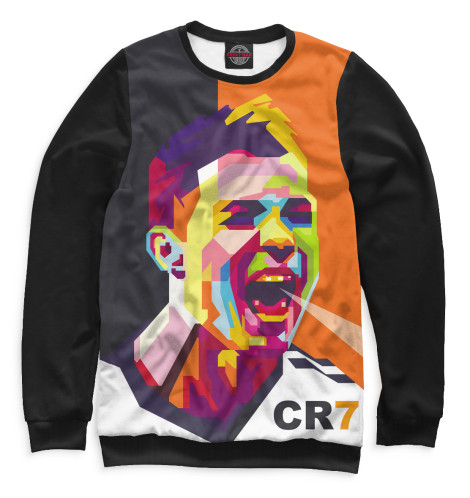 

Свитшоты Print Bar, Белый, Криштиану Роналду