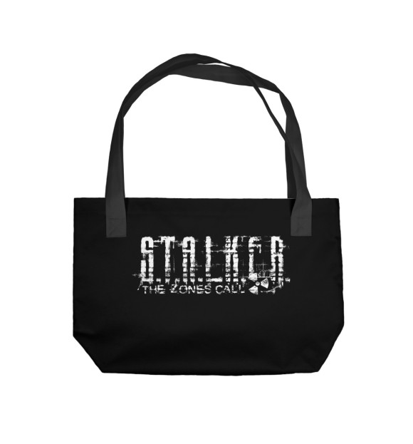 Пляжная сумка с изображением Сталкер цвета 