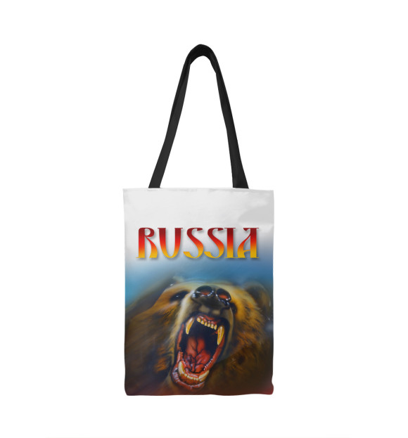 Сумка-шоппер с изображением Русский медведь. цвета 