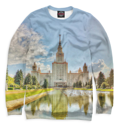 

Свитшоты Print Bar, Белый, МГУ