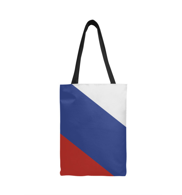 Сумка-шоппер с изображением Триколор России цвета 