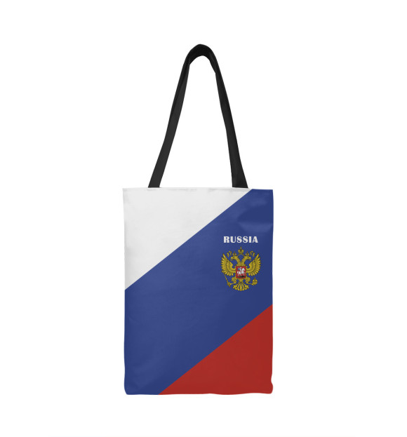 Сумка-шоппер с изображением Триколор России цвета 