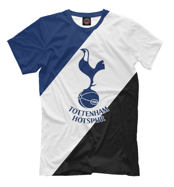 Мужская футболка с изображением ФК Тоттенхэм Хотспур цвета Молочно-белый