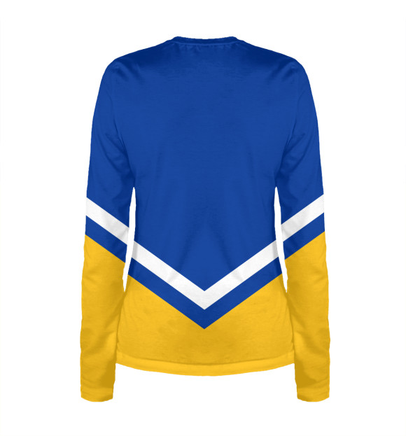 Женский лонгслив с изображением St. Louis Blues цвета Белый