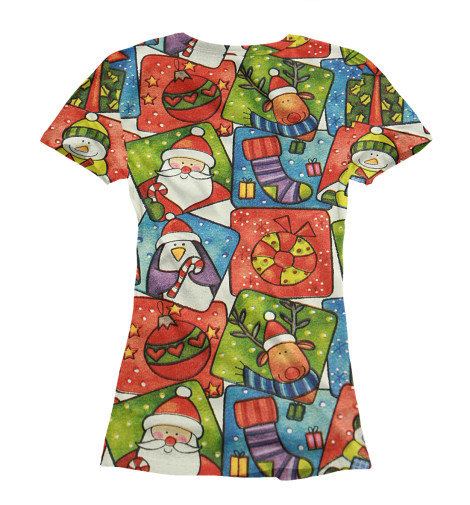 

Футболки Print Bar, Белый, Новогодние картинки