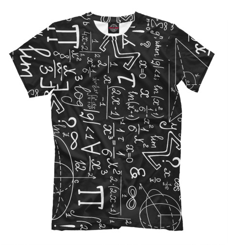 

Футболки Print Bar, Черный, МАТЕМАТИКА