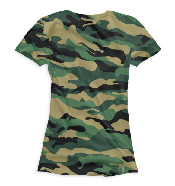 Женская футболка с изображением Диванные войска цвета Белый