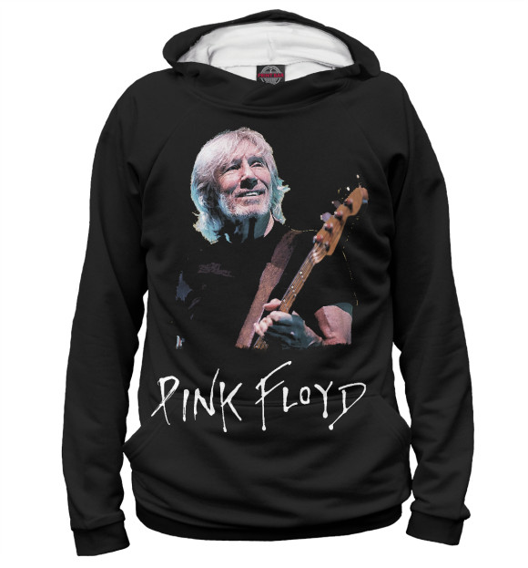 Мужское худи с изображением Pink Floyd цвета Белый