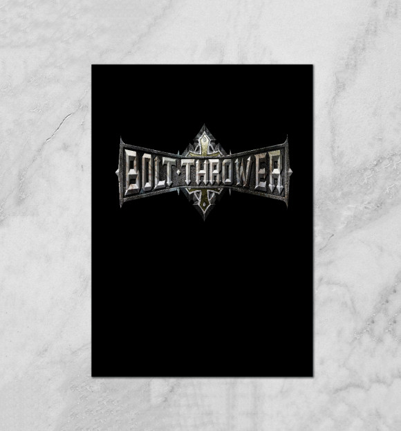 Плакат с изображением Bolt Thrower цвета Белый