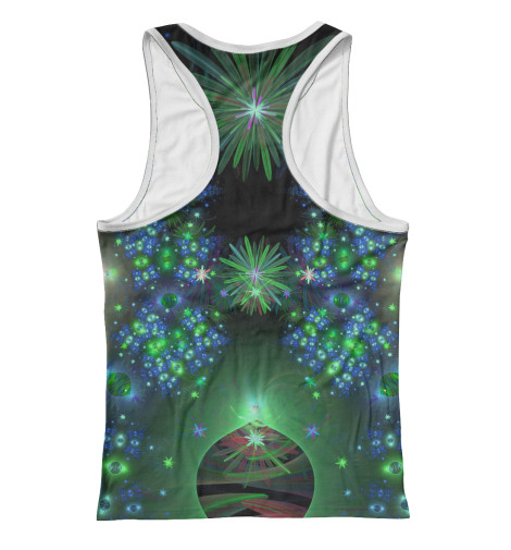 

Майки борцовки Print Bar, Белый, Fractal Pattern
