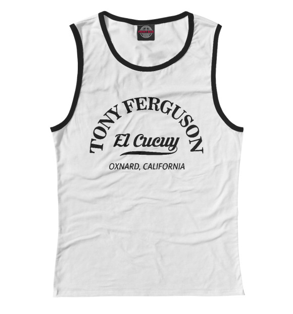 Майка для девочки с изображением Tony Ferguson Эль Кукуй цвета Белый