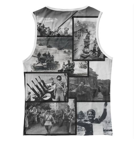 

Майки Print Bar, Белый, Лики победы