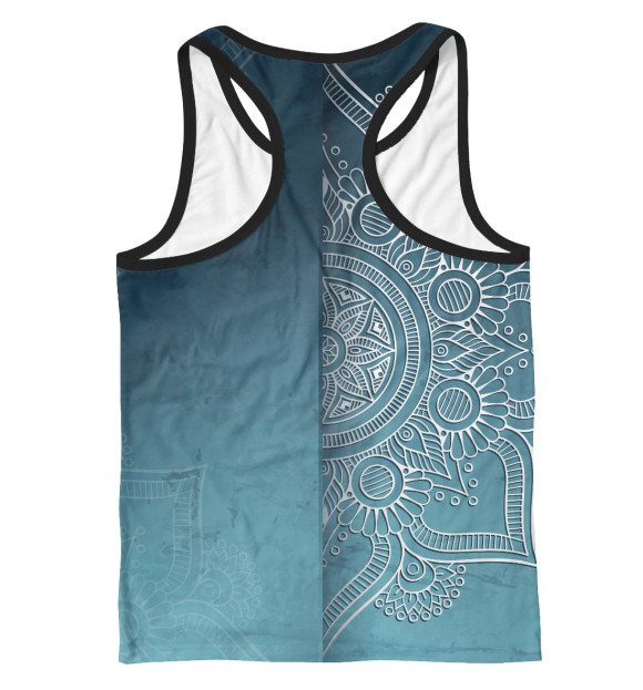 Мужская майка-борцовка с притом Индия цвета Белый Мужская майка-борцовка с изображением Индия цвета Белый