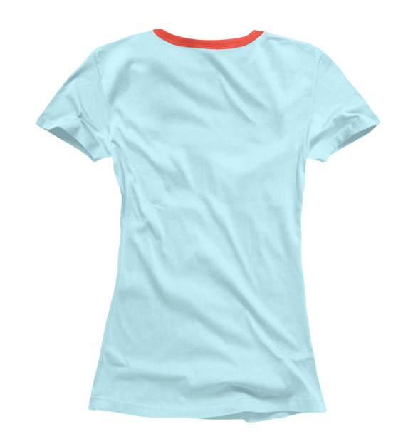 Женская футболка с изображением Милая лисичка цвета Белый