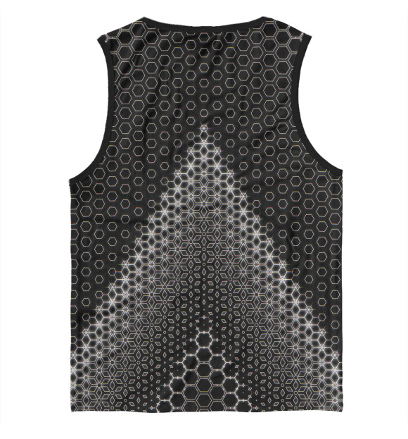 Майка для мальчика с изображением Pyramid hexa цвета Белый