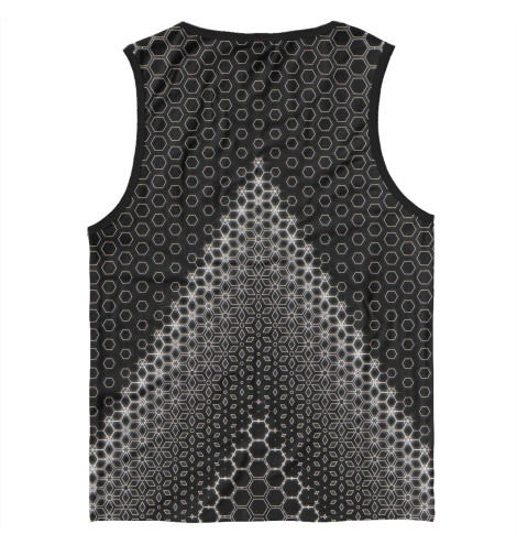Майки Print Bar, Белый, Pyramid hexa
