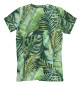 Мужская футболка Тропические пальмы