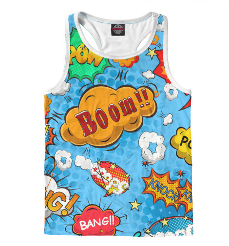 

Майки борцовки Print Bar, Белый, Pop Art