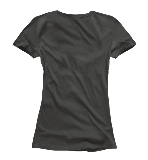 Женская футболка с изображением Скалолаз цвета Белый