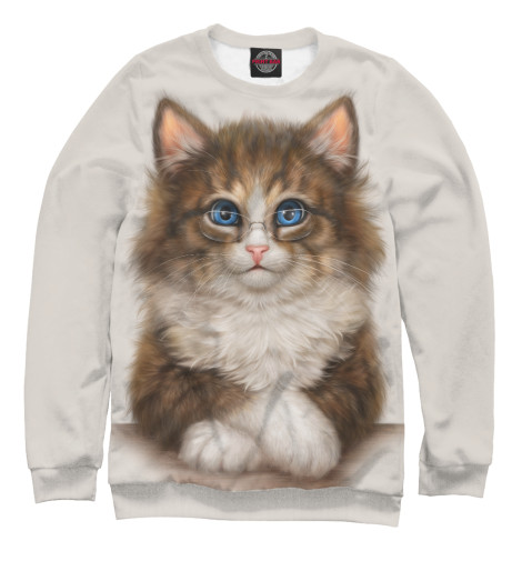 

Свитшоты Print Bar, Белый, КоТиК