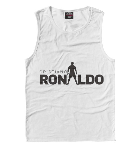 

Майки Print Bar, Белый, Криштиану Роналду