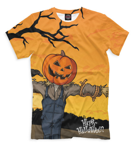 

Футболки Print Bar, Молочно-белый, Happy Halloween