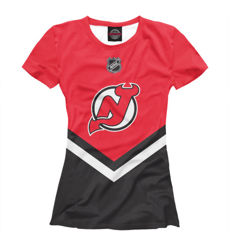 

Футболки Print Bar, Белый, New Jersey Devils