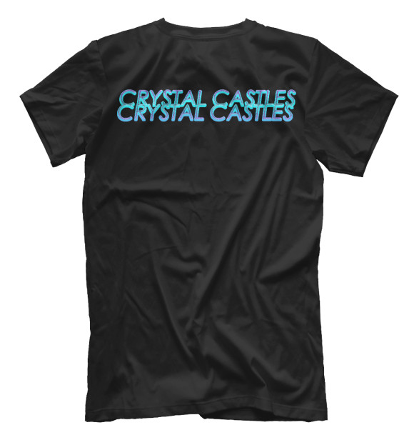 Футболка для мальчиков с изображением Crystal Castles цвета Белый