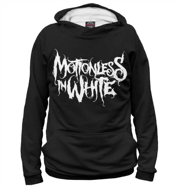 Мужское худи с изображением Motionless In White цвета Белый