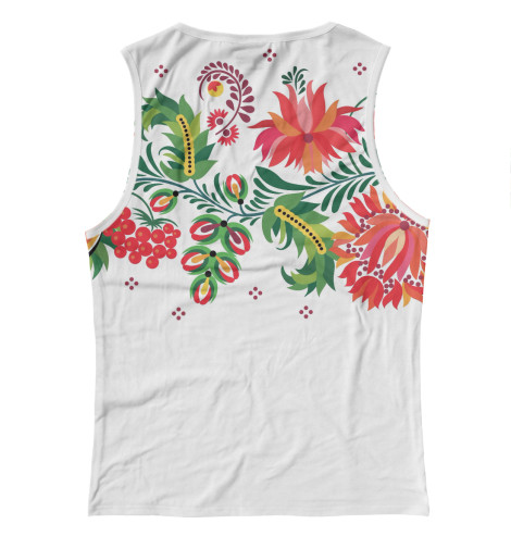 

Майки Print Bar, Белый, Хохлома