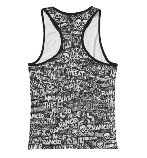 

Майки борцовки Print Bar, Белый, Панк Рок